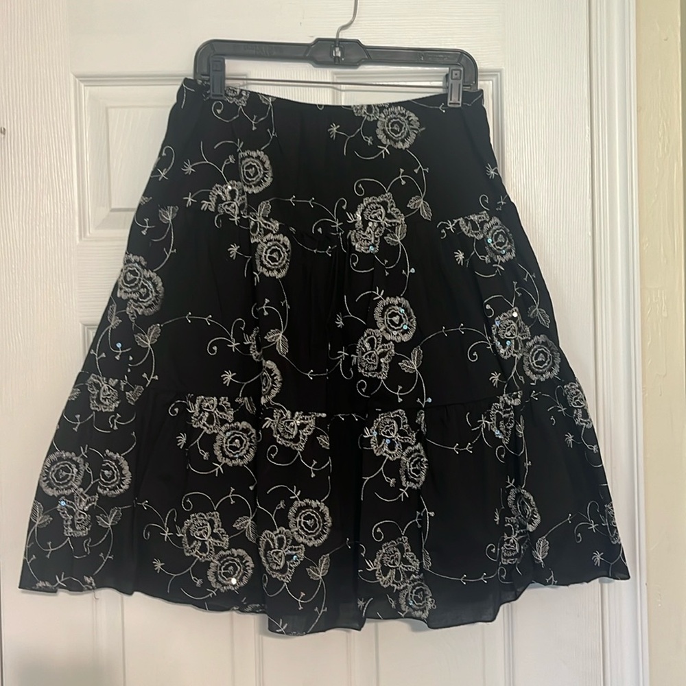 Sequin Flower Skirt
